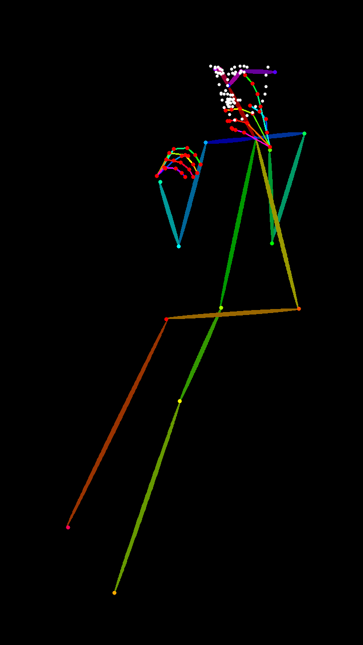 HLP-0014 坐姿 skeleton