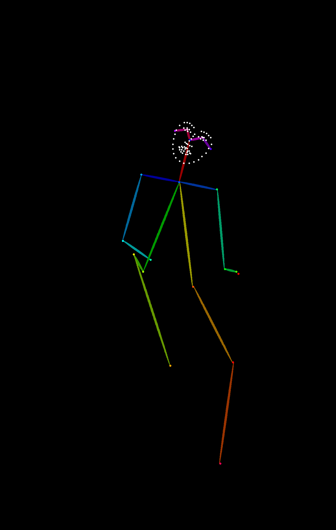 HLP-0018 坐姿 skeleton
