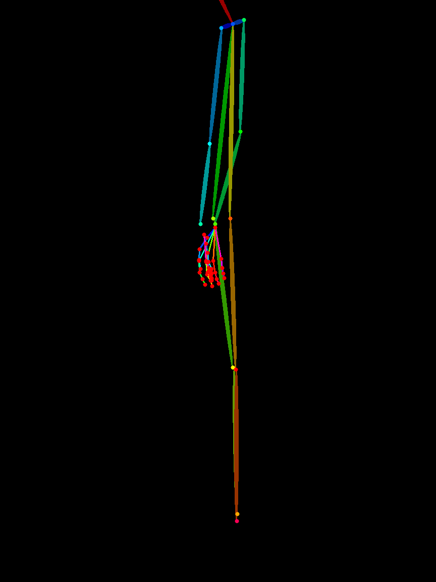 HLP-0023 纯侧面 skeleton